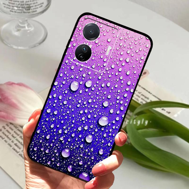 For Vivo iQOO Z6 5G Case Z6x Thin Shockproof Silicone Black Matte TPU Phone Cover For iQOO Z6 Pro Bumper Shell Z6 Lite Fundas
