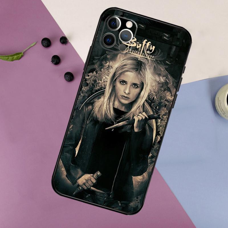 Buffy The Vampire Slayer Phone Case For iPhone 16 15 14 13 11 12 17 Pro Max mini 15 16 Plus 16e 17 Air Bumper Cover