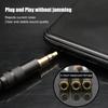 Plug and Play 4.4mm to 3.5mm Adapter Cable 8 Strands of Stranding Cable  For Music Players