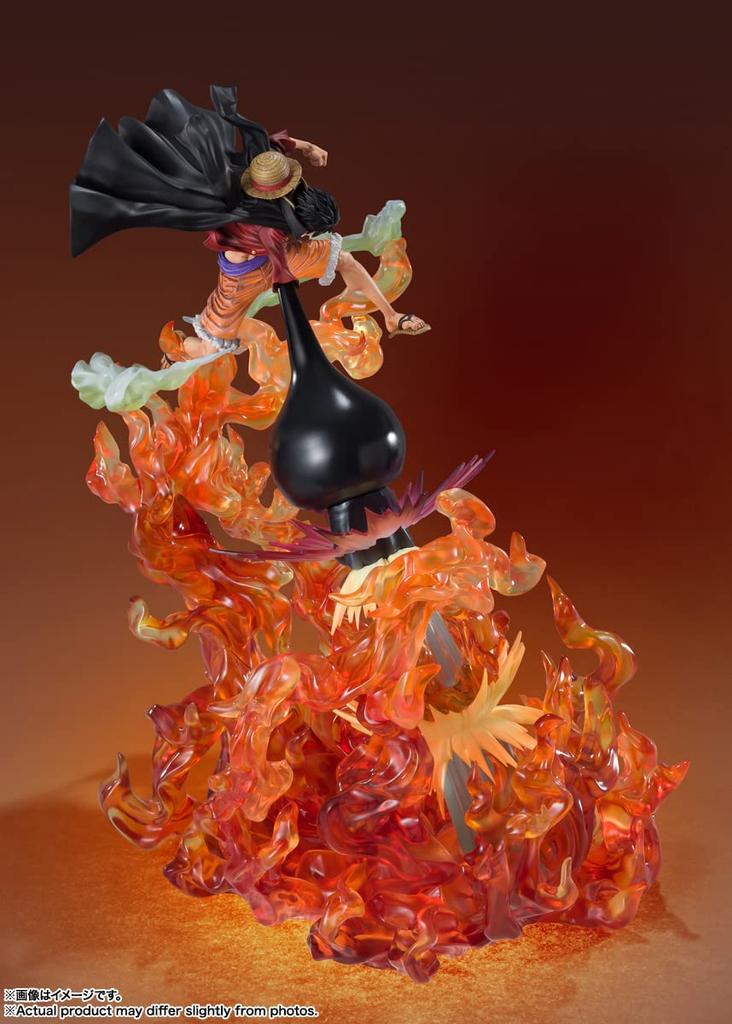TAMASHII NATIONS Figuarts ZERO ONE PIECE Fierce Battle EXTRA BATTLE Monkey Luffy Hellfire Pistol 450mm ABS PVC Painted Complete Figure [Super