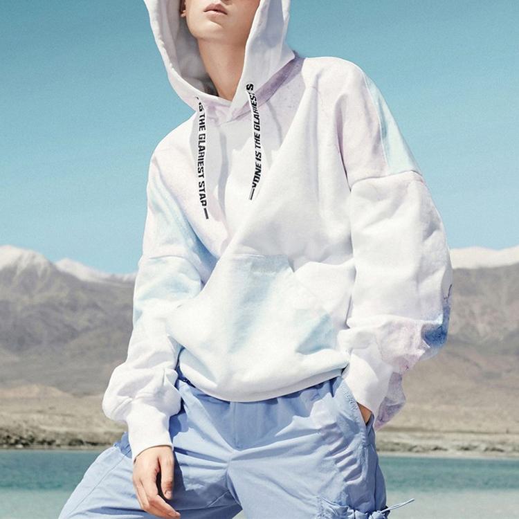 Li-Ning Counterflow Trace New York Fashion Week Show Series Aurora Tianmu Hoodie Unisex Tops White AWDP963-1