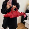 Handbag - Shoulder Bag - Unconventional Design - Three-dimensional Crocodile Pattern Bag - Cool Girl Cross-body Bag