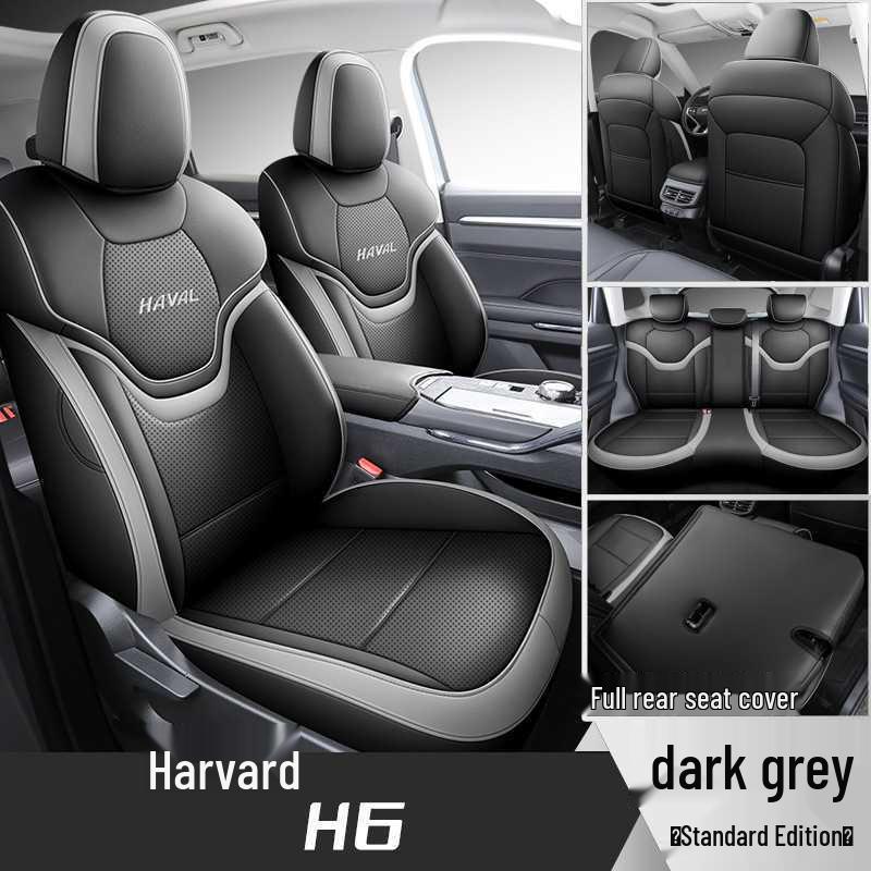 Haval H6 2021-2023 Third Gen Full-Cover Seat Covers for All Seasons, Front & Rear 3rd Gen H6 Full Coverage for 5-Seater