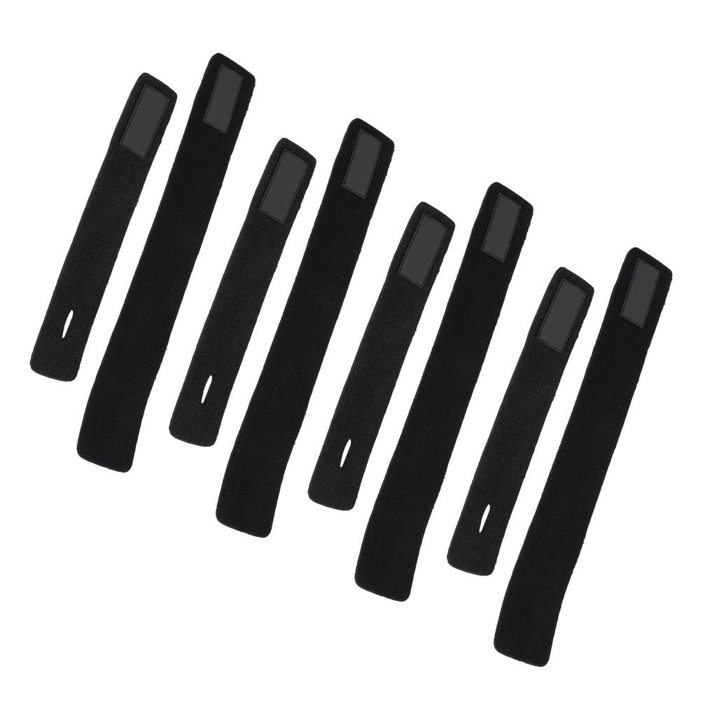 4PCS Fishing Rod Straps Nylon Rubber Anti Slip Elastic Prevent Scratch Fishing Pole Wrapping Belt fo