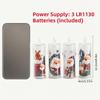 4pcs Santa Claus LED Candle Light Set Battery Powered Electronic Candle Set  Home Decor