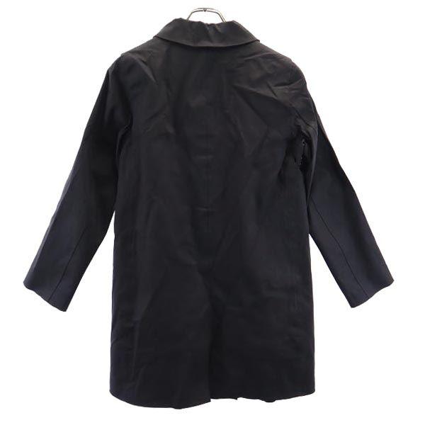 Mackintosh Made In the UK Rubberized Stainless Collar Coat 36 Black Women Used