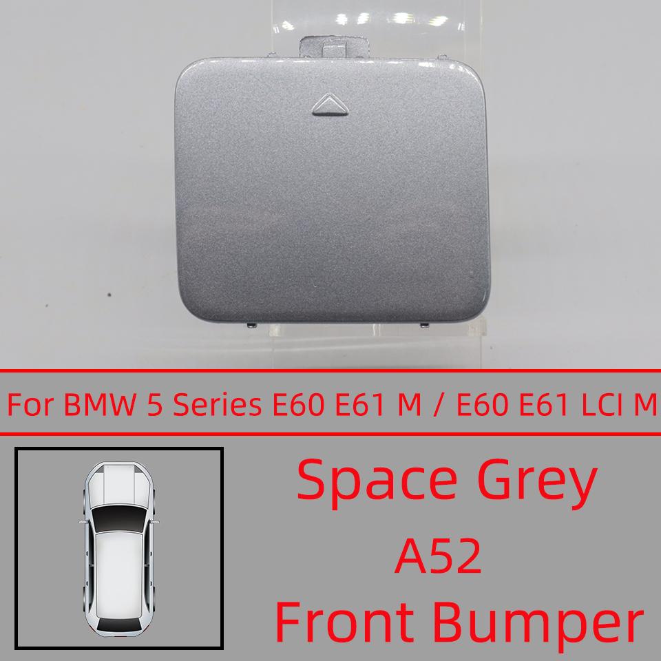 Decoration Trailer Cover Cap Front Bumper Towing Eye Hook Shell For BMW 5 E60 E61 LCI M-Sport 2004-2010 High Quality Spray Paint