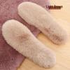 Winter Cold-Resistant Thick Wool Insoles, -40°C, Fur-Integrated, Harbin Snow Town Travel Essential