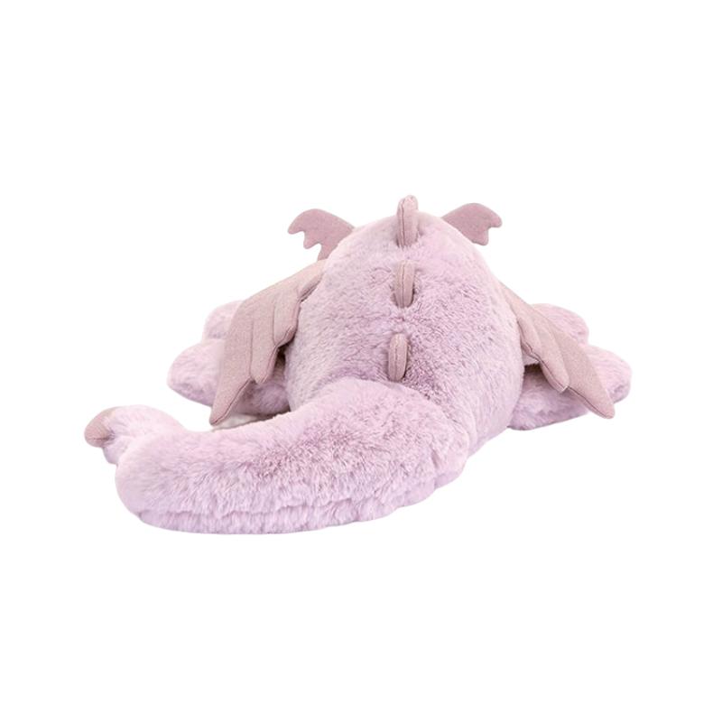 JELLYCAT Mythical Animal Series Purple Dragon Huge Doll Plush Doll 19cm Height