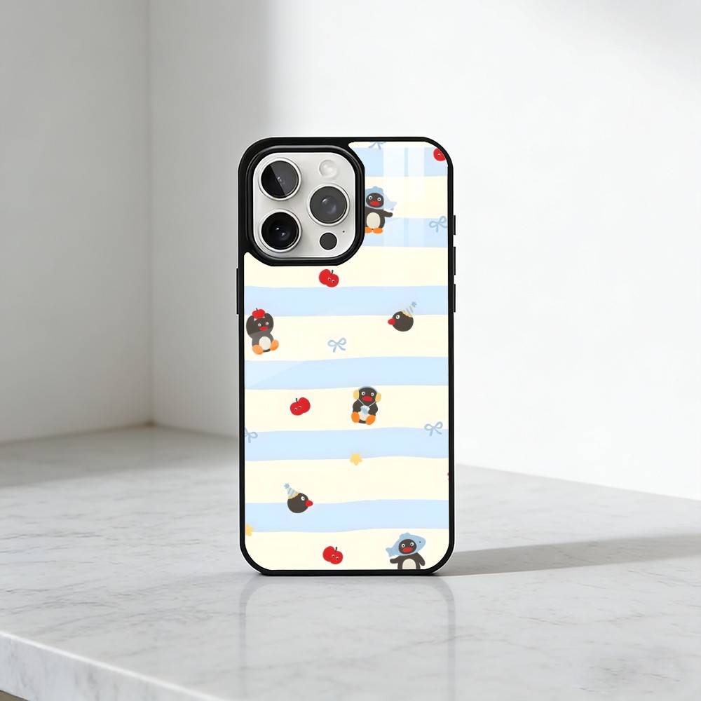 Kreative P-Pinguin Handyhülle Für iPhone17,16,15,14,13 Plus,Pro Max Magnetisch Für Magsafe Kabelloses Laden