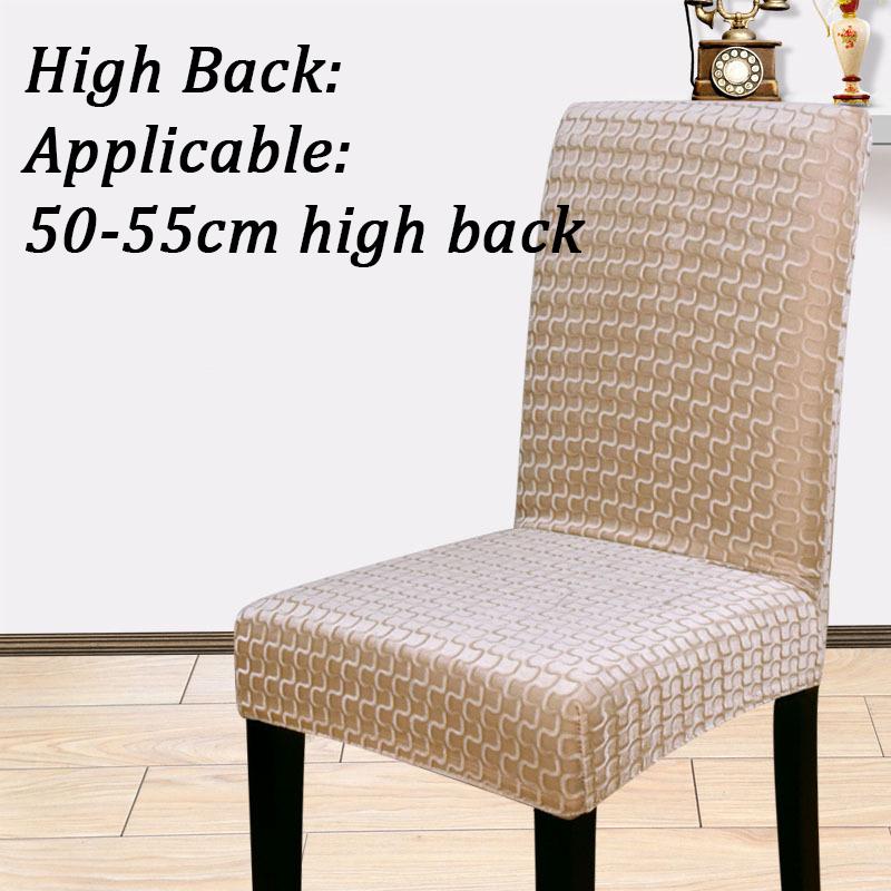 Spisebord Stoltrekk Stolpute Enkel Pute Krakktrekk Elastisk Husholdnings Spisestuestoltrekk Stoff