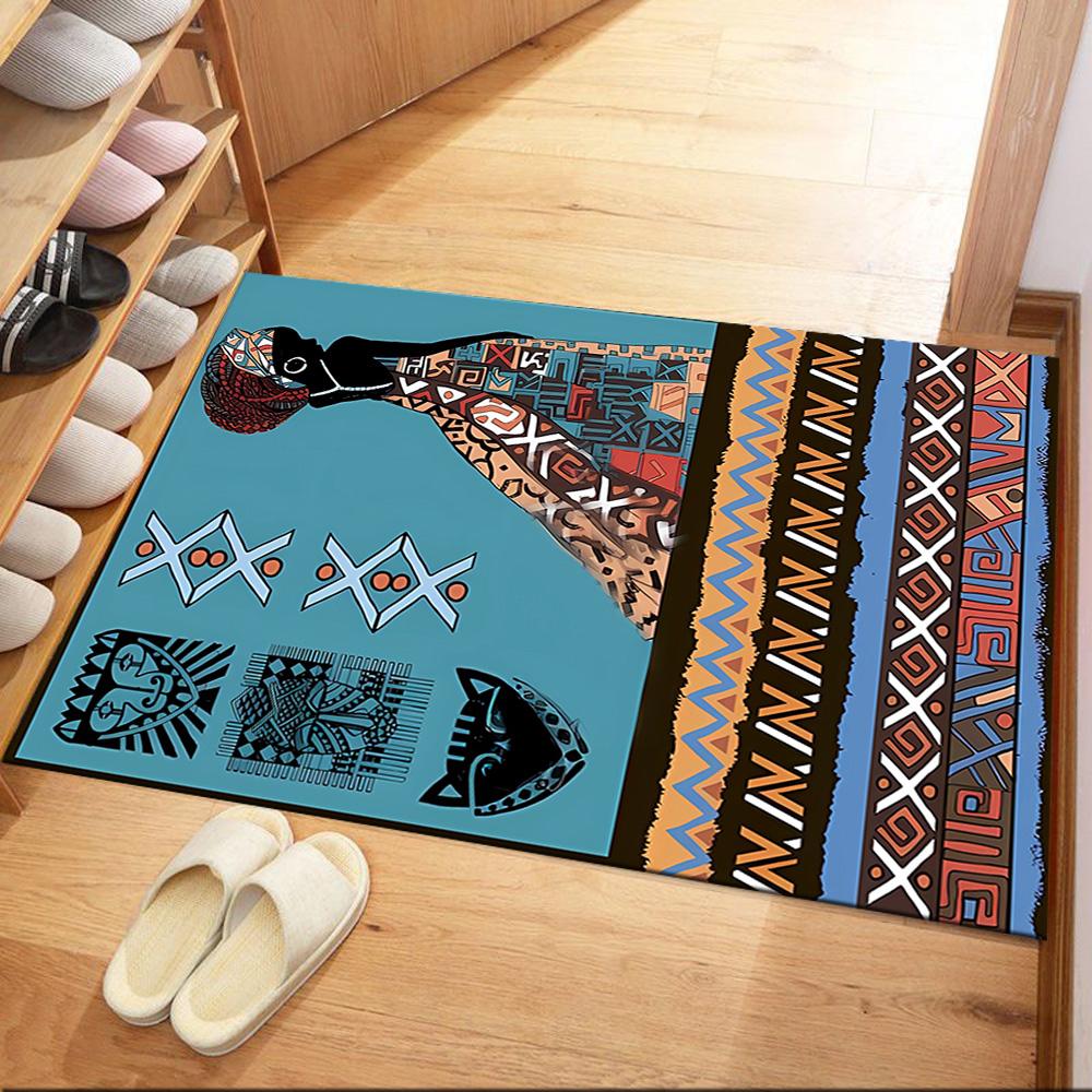 African Cultural Heritage Floor Mats for Living Room, Bedroom and Room Decoration Are Suitable for Gifts.