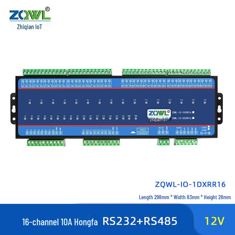 

Zhiqian IoT 16-Channel RS232/485 Relay IO Control Board