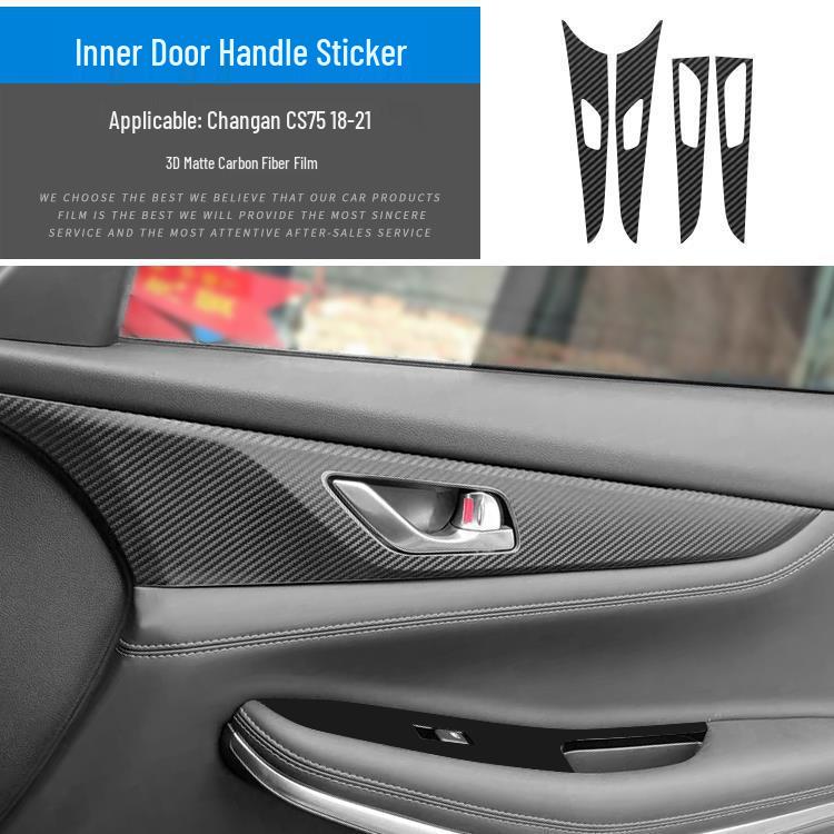 Changan CS75 Interior Carbon Fiber Console Sticker (14-21) - Free Replacement Included