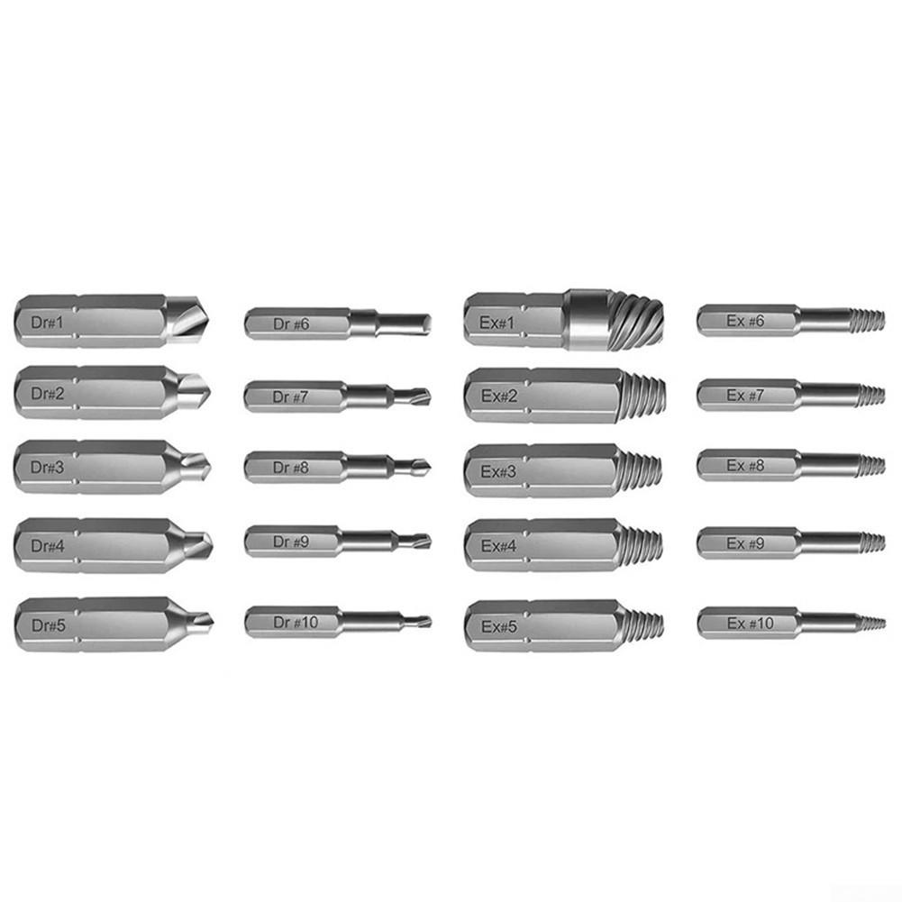 Accessories Drill Bit Screw Disassembler Grey Multipurpose