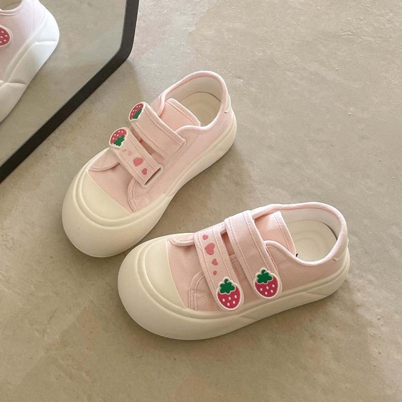 Autumn Thin Breathable Board Shoes Women's New Platform White Shoes Niche Canvas Shoes with Skirt Bread Shoes