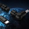 Кабель для быстрой зарядки USB Type C PD100W с 3-контактным разъемом и интеллектуальной системой согласования напряжения