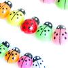 100Pcs Ladybugs Smooth Charming Colorful 3D Ladybugs Ornaments