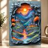 Papercraft Fantasy D Printed Texture Poster Personalized Wall Art Retro Metal Tin Signs for Decor Living Room Home Decorations