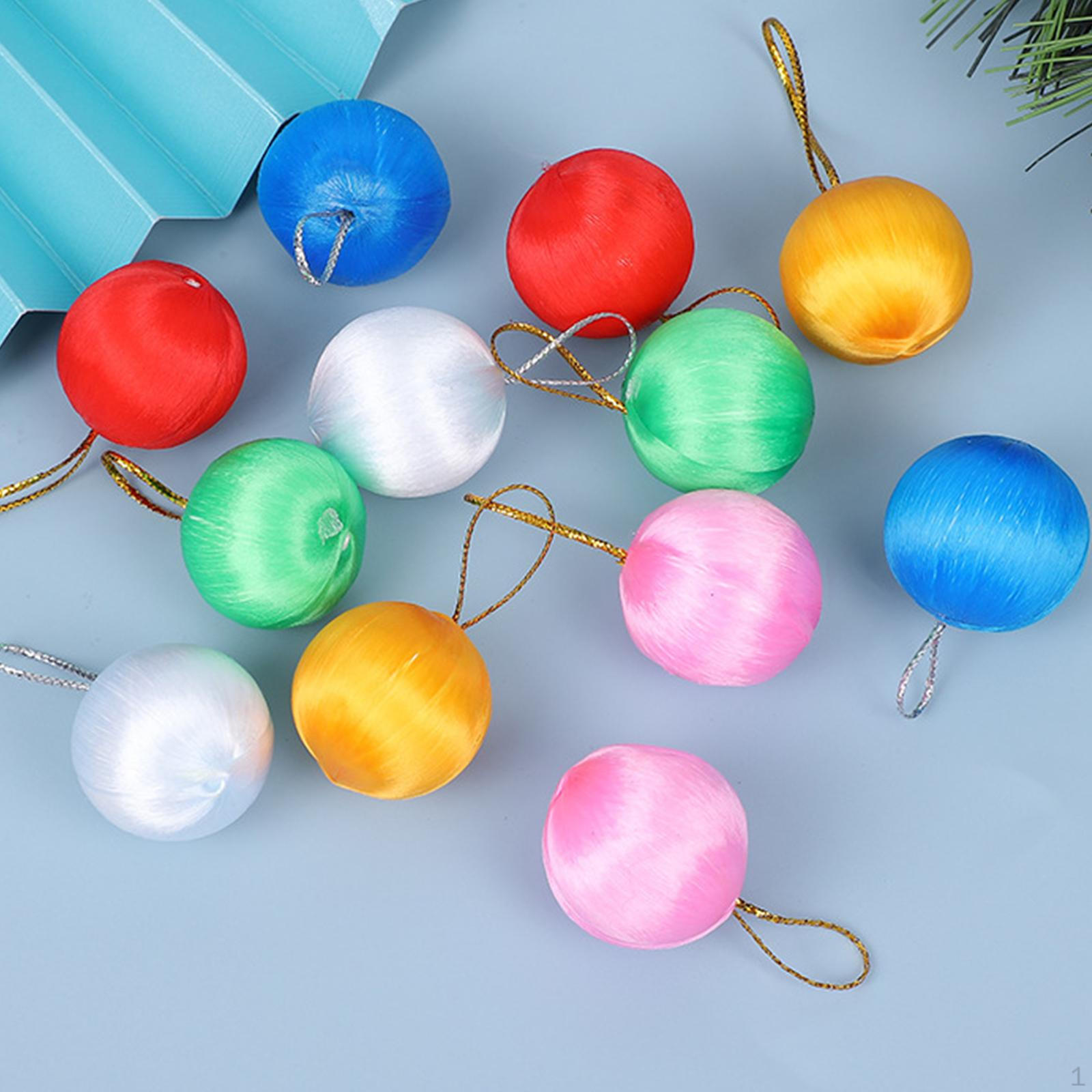 

12 штук Рождественские шары-украшения Подвесные Легкие Сделай сам Рождественские украшения Подвески на елку для