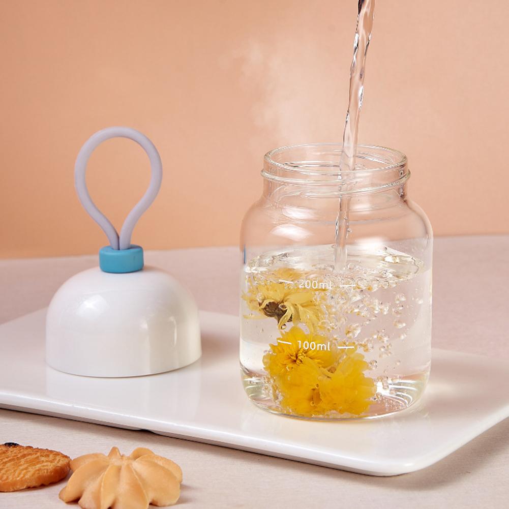 Einfache Milchglasflasche mit Skala Mehrzweck Verschleißfester Wasserbecher für Barbecue Outdoor