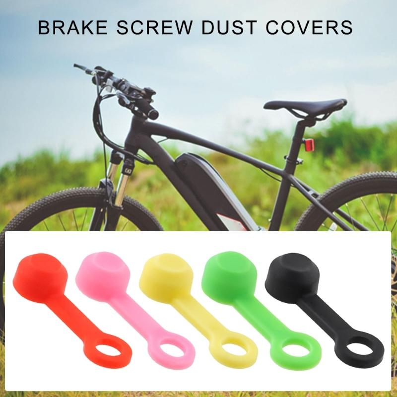 50Pcs Bike Brake Bleeder Rubber Caps Brake Bleed Nipple Cover Brake Screw Caps Hydraulic Brake Caliper Nipple Dust Cover