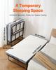 Rollaway Bed Folding Bed with 4 In Foam Mattress for Adults and Guest