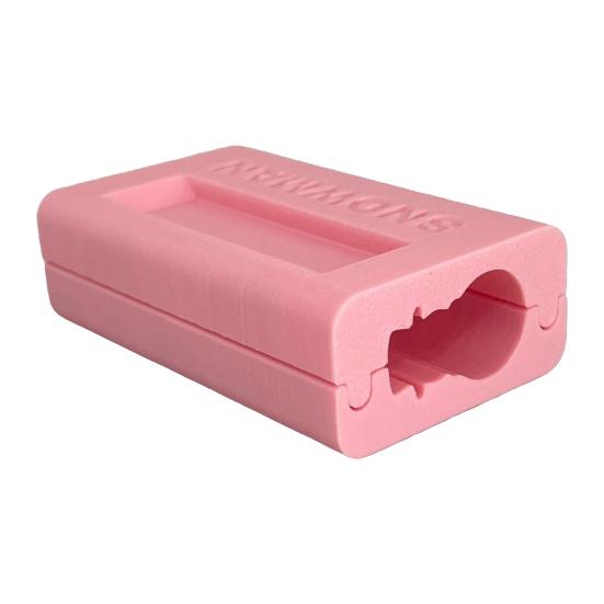 

Ролик для полімерної глини, круглий ролик для намистин, 3D-надрукований сніговик, різдвяна ялинка, інструмент для виготовлення полімерних намистин для DIY виготовлення ювелірних виробів, ліплення з полімерної глини B рожевий