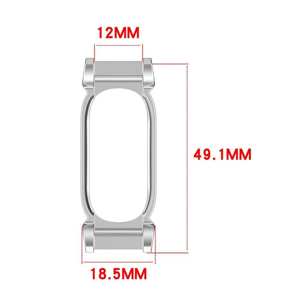 Zinc Alloy Protective Case Frame Watchband Connector for Google Fitbit Air Smart Band Accessories