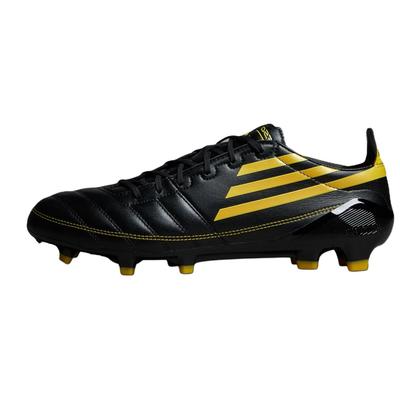 Adizero F50 Elite Cuero FG Paquete Edición 2010 Zapatillas Unisex Negro Core-Black Amarillo IH0946