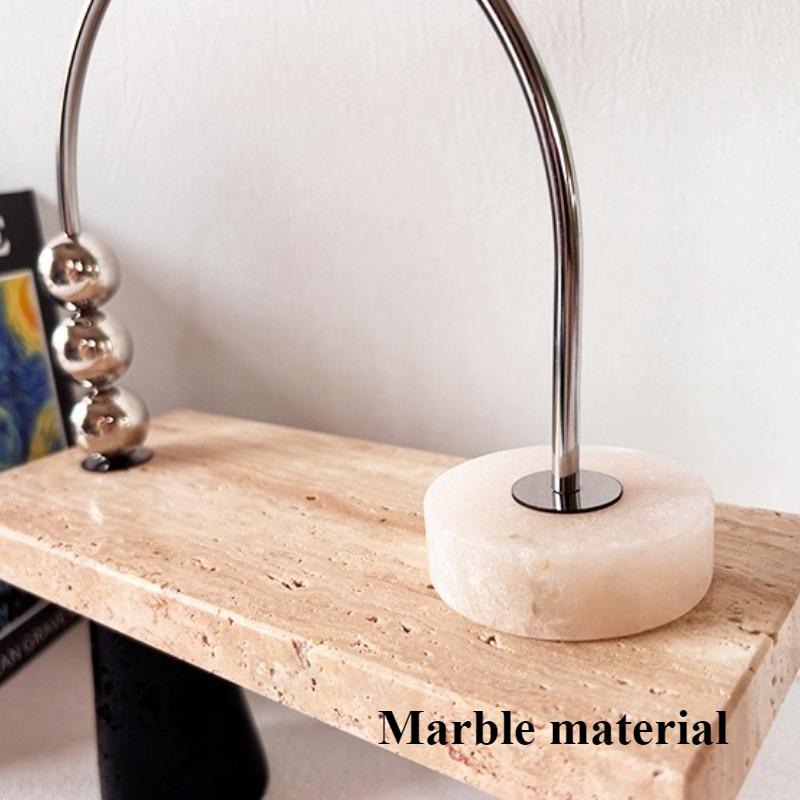 Modern Luxury Figurines Living Room Marble Ornament Desktop Decoration Miniatures Figurines Creative Home Decoration Accessories