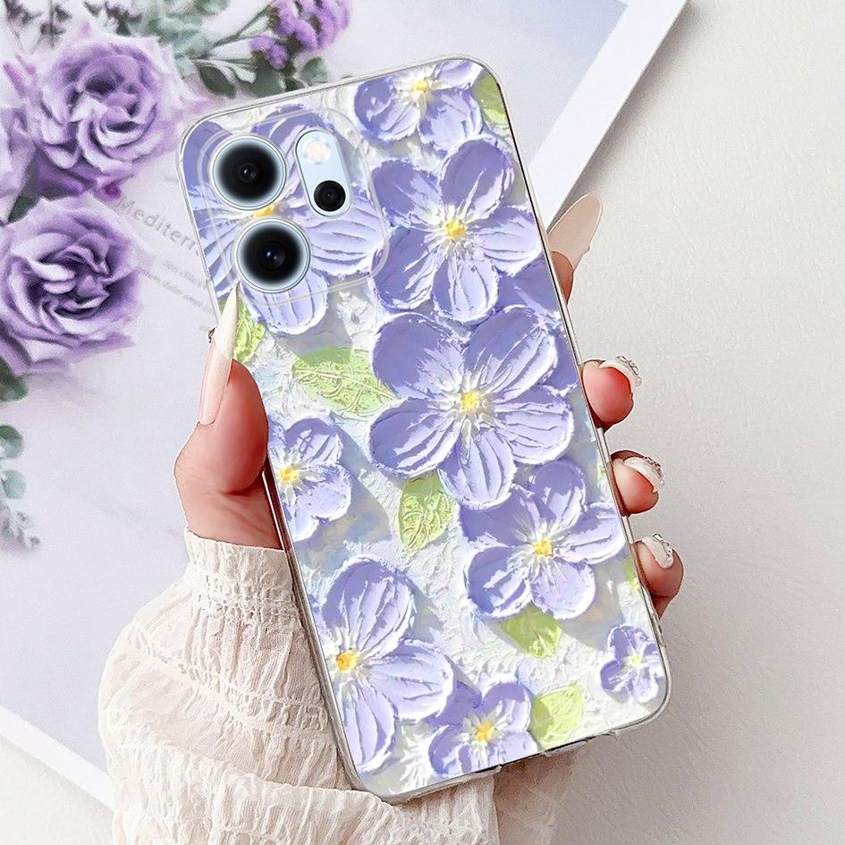 For Cover OPPO Reno 14F 2025 Case Reno14F Popular Bamboo Bowknot Soft Silicone Clear TPU Bumper For OPPO Reno14 F CPH2743 Shells
