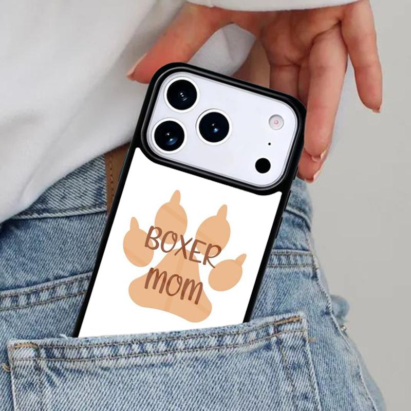 Boxer Dog Phone Case for iPhone 16e 15 14 13 12 17 Pro Max Plus Air 17pro Cover Coque
