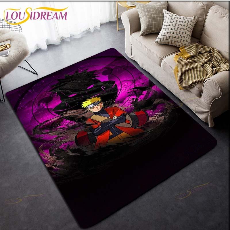 Naruto Carpet Anime Rug Kids Carpets Living Room Tea Table Mats Bedroom Rug Washable Floor Mats Household Area Mat Cute Rug