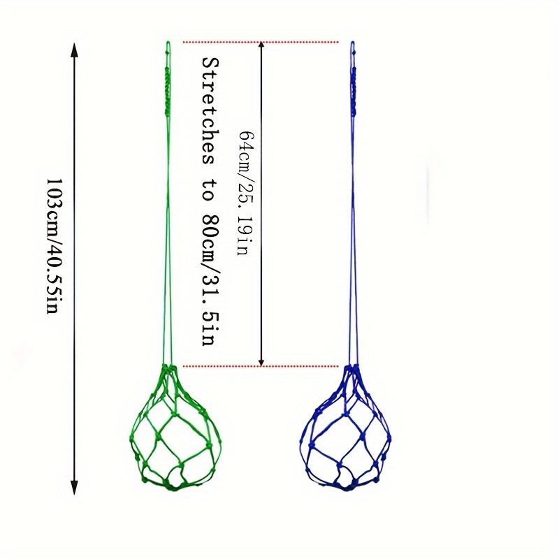 1 Stück Tragbare Fußball-Kick-Trainingsnetz-Tasche - Strapazierfähige Nylon-Fußballnetz-Tasche, Leicht für Männer und Frauen zu tragen - Ballfrei