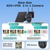 AOV Solar 4G Low-Power Camera with 24/7 Full-Color Night Vision & Extended Recording
