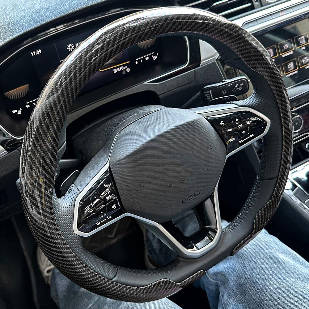 For Suzuki Steering Wheel Cover Carbon Fiber For Swift Vitara S-Cross Dzire Baleno Ertiga Alto Jimny Carry Car Accessories