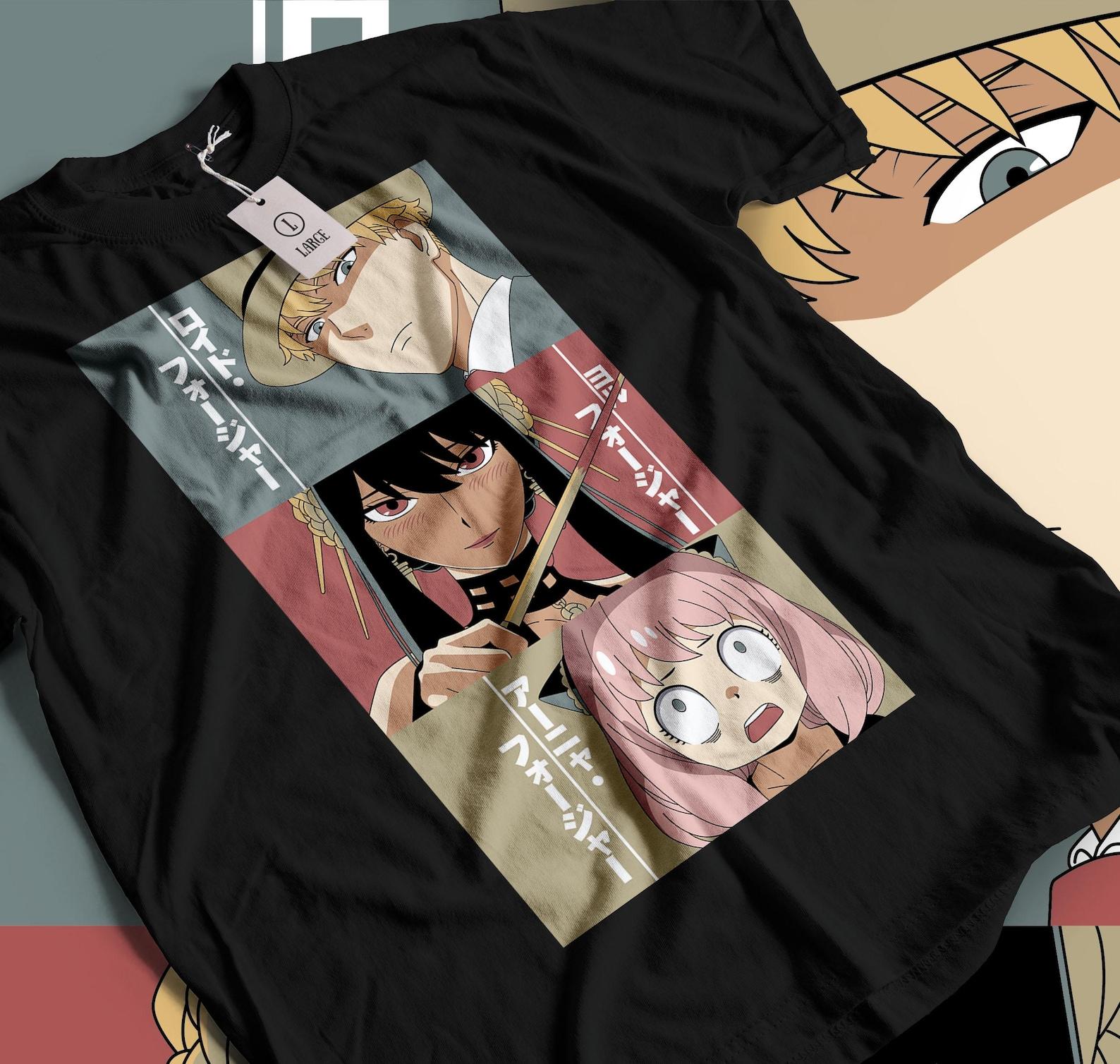 Anime Family T-shirt Unisex, Family Gift, Anime Manga Shirt, Anime Shirt, Graphic Anime Tee, Manga Shirt, Japan S