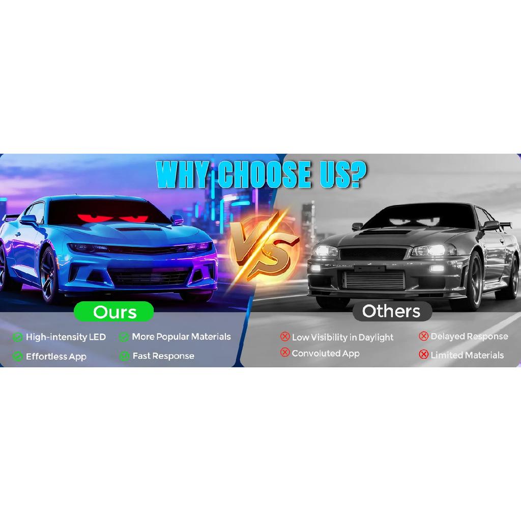 Smart Rgb Full Color Flexible Led Screen Bluetooth App Control Car Rear Window Advertising Rolling Display