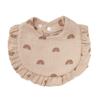 Baby Cotton Gauze Bibs With Ruffled Edge Soft Absorbent Drool Bib For Newborns Infants Toddlers Saliva Towel Burp Cloth