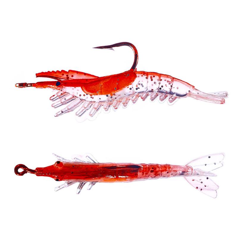 Lure Soft Bait6cm3gPewter Shrimp5Only Bionic Fake Bait for Sea Bass and Universal Freshwater and Saltwater Fishing Lure