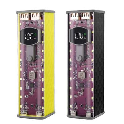 Snap 18650 Akku Powerbank Gehäuse Schnelle Installation Kunststoffgehäuse Korrosionsbeständig Für Mehrere Geräte Ladung
