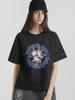 LA MAISON STUDIO Women'S Le Reese Relax Crop Top Black Blue (Fcc2Ts385W)
