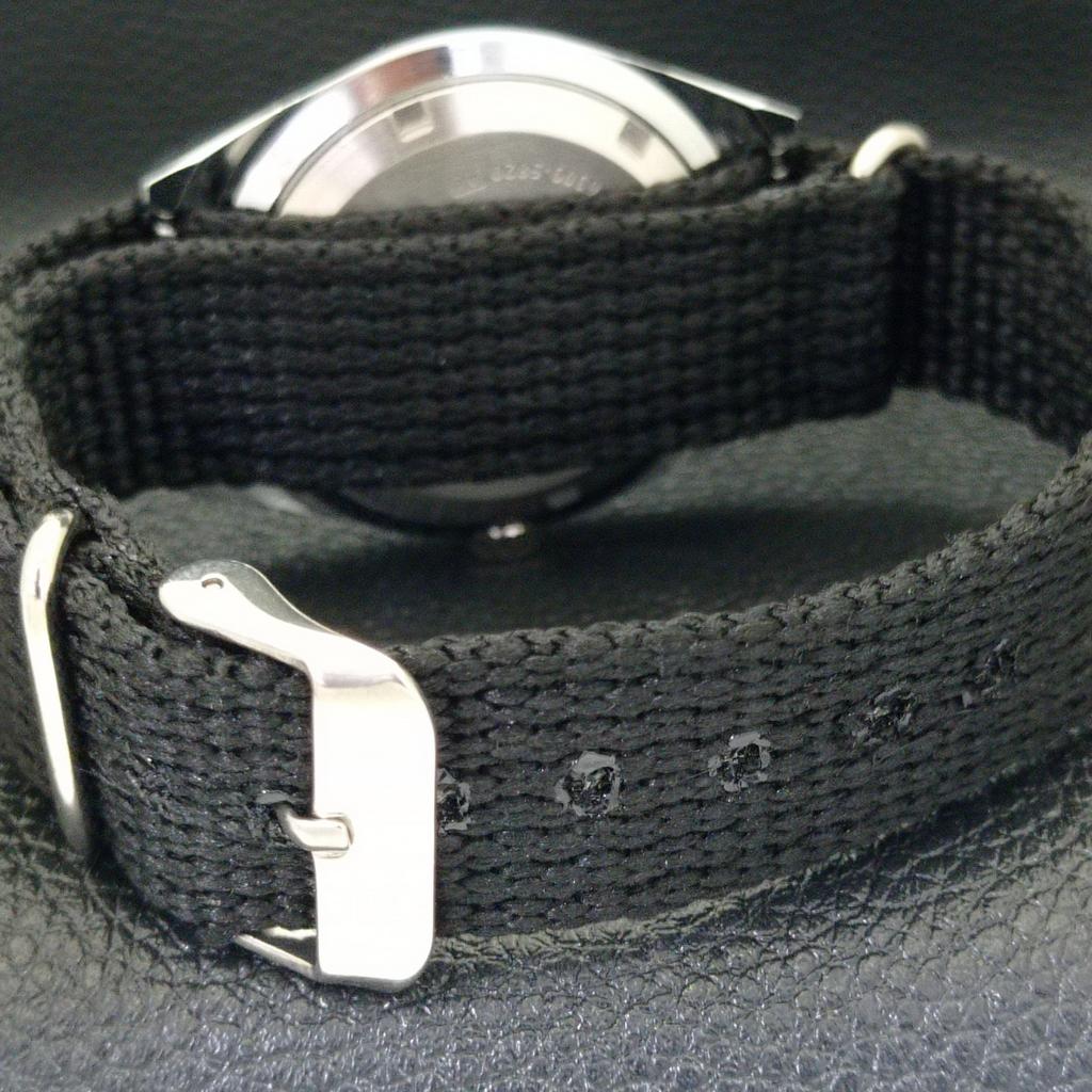 REFURBISHED AUTOMATIC SEIKO 5 MENS WATCH JAPAN MADE BLACK DIAL CUSTOM a440065-2 QV90-a440065