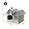 Cat House Bed Ultra-Soft Plush Material Cat Beds for Indoor Cats Cat House Relieve Muscle and Joint
