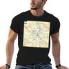 Paris France Metro Subway Tube Underground Map Tshirt Long Lasting Casual Tshirt