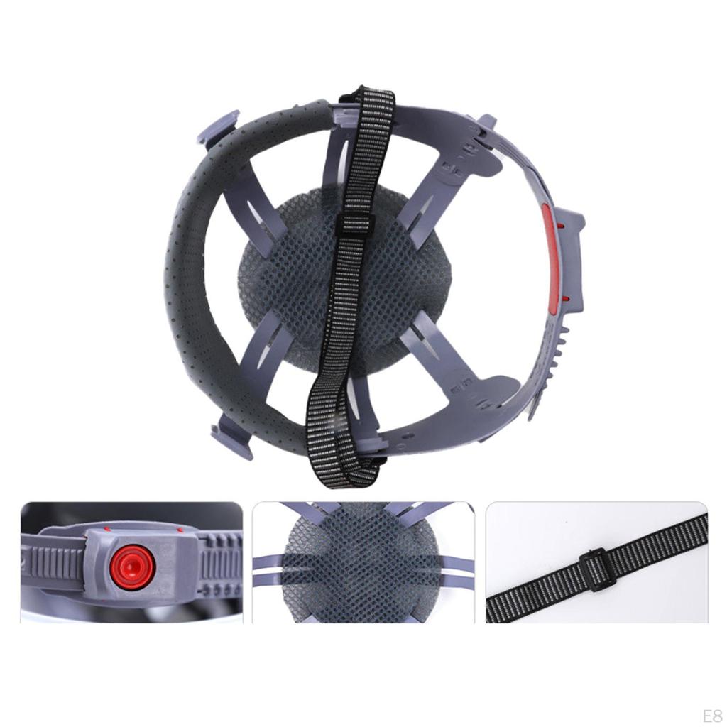 Helm-Innenpolster mit 6-Punkt-Gurt, Stoßdämpfend, Leicht, Schnell zu montierende Ersatzteile,