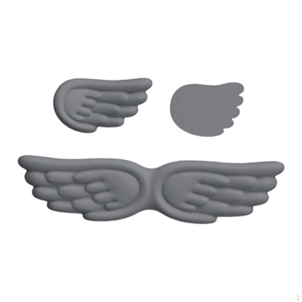 Angel Wing Keyboard Mice Wrist Computer Arm Rest Nonslip Coaster Cushion for Game Typing Office