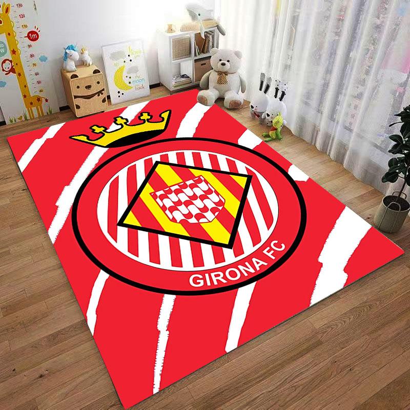 Girona FC Logo Carpet suitable as a non-slip mat for the living room or bedroom sofa