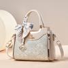 Women's Fashion Handbag with Scarf - 2026 New, Large Capacity, Printed Shoulder Crossbody Mother's Bag